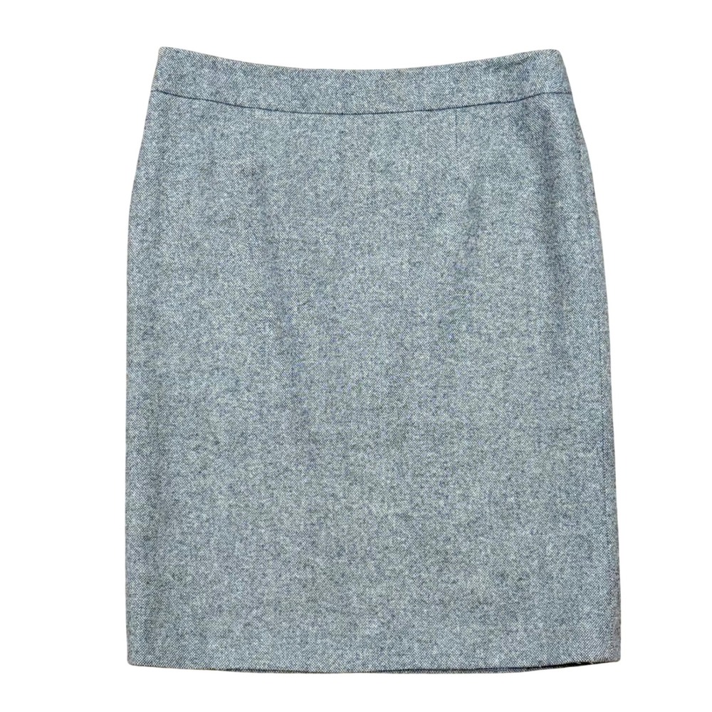 Brooks Brothers 346. Wool Career Gray Texture Pencil‎ Skirt Size 10